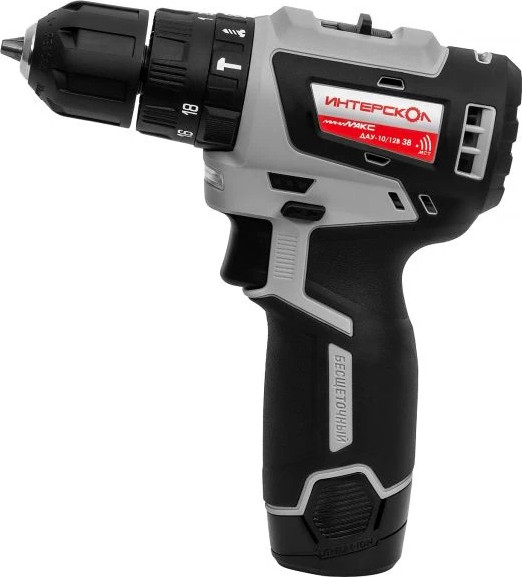 Аккумуляторная дрель-шуруповерт Интерскол ДАУ-10/12В (767.2.2.45)