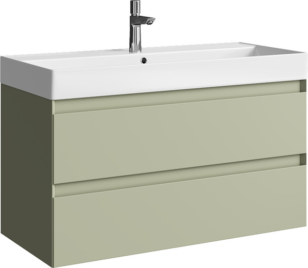 Тумба с умывальником Aqwella Geometria GE01102SH+4610119205164 - фото