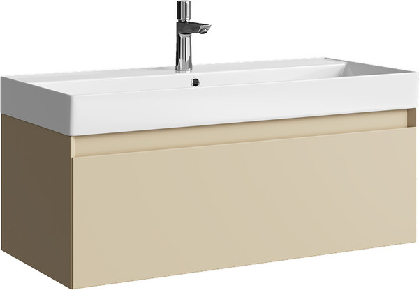 Тумба с умывальником Aqwella Geometria GE01101MD+4610119205164 - фото