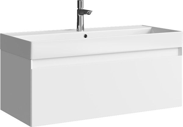 Тумба с умывальником Aqwella Geometria GE01101WM+4610119205164 - фото