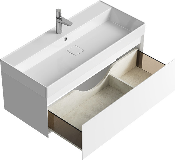 Тумба с умывальником Aqwella Geometria GE01101WM+4610119205164