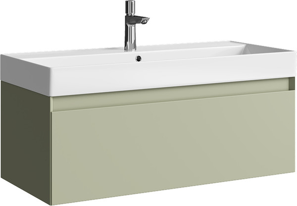 Тумба с умывальником Aqwella Geometria GE01101SH+4610119205164 - фото