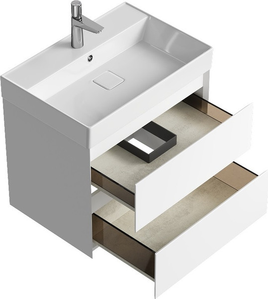Тумба с умывальником Aqwella Geometria GE01652WM+4610119204013