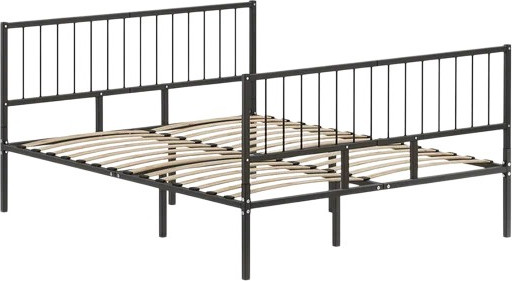 Полуторная кровать Домаклево Металика В4+В4 140х190 - фото