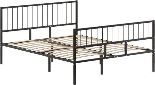 Двуспальная кровать Домаклево Металика В4+В3 160х190 - фото