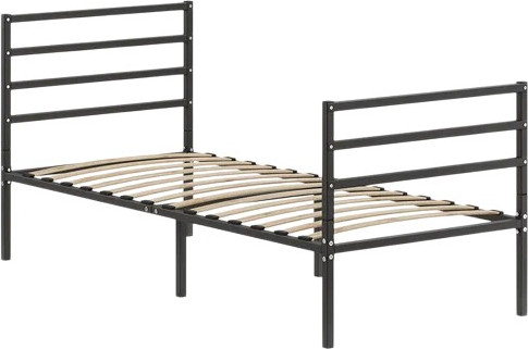 Односпальная кровать Домаклево Металика Г4+Г3 90х190 - фото