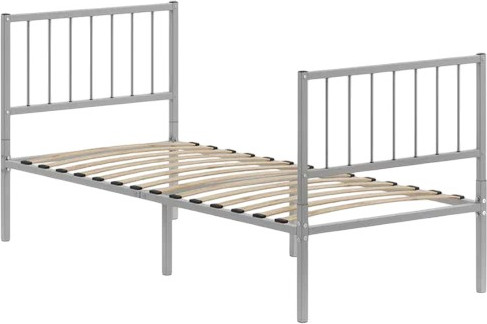 Односпальная кровать Домаклево Металика В4+В4 90х190 - фото