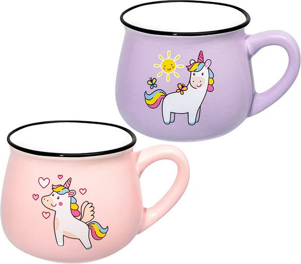 Набор кружек Elan Gallery Сказочный единорог / 880231 - фото