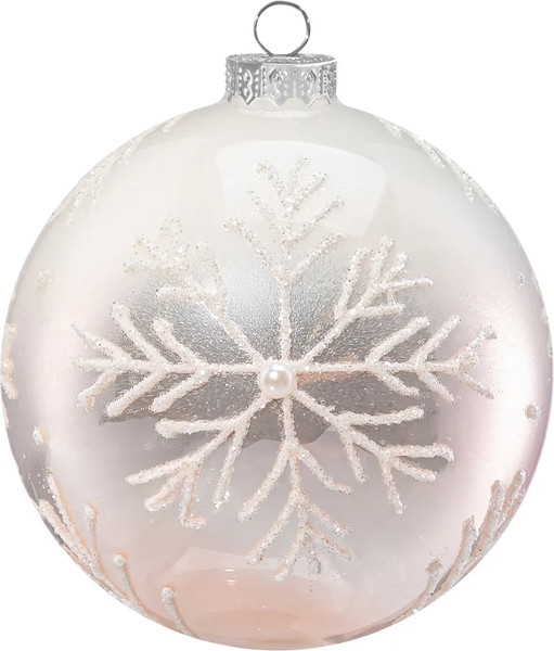 Набор шаров новогодних Elan Gallery Снежинка / 980090