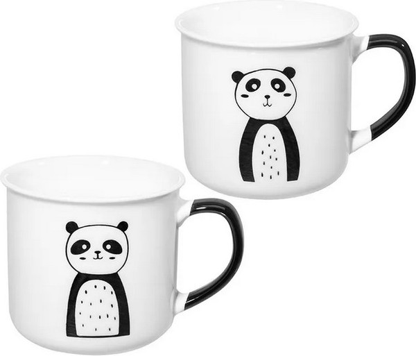 Набор кружек Elan Gallery Две панды / 230264 - фото