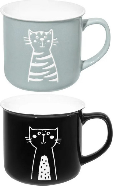 Набор кружек Elan Gallery Два кота / 230265