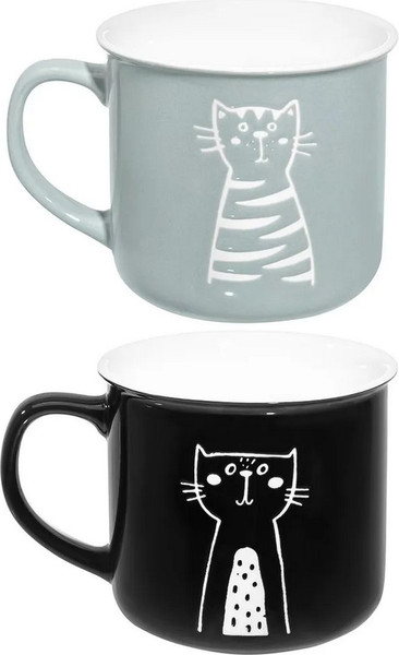 Набор кружек Elan Gallery Два кота / 230265