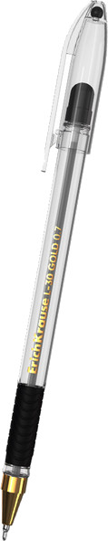 Ручка шариковая Erich Krause L-30 Gold Stick&Grip Classic 0.7 Super Glide Technology / 61042 - фото