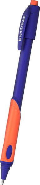 Ручка шариковая Erich Krause ErgoLine Kids для левшей Stick&Grip Neon 0.5 / 63116 - фото