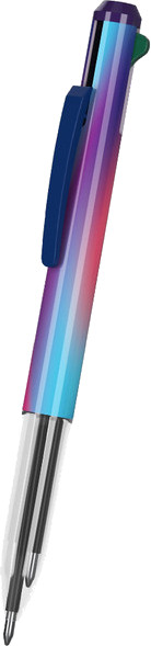 Ручка шариковая Erich Krause 3в1 Colorcross Matic Cool Ray 0.7 / 61091 - фото