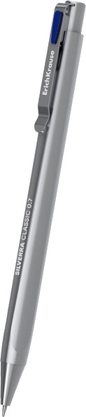 Ручка шариковая Erich Krause Silverra Matic Classic 0.7 Super Glide Technology / 63132 - фото
