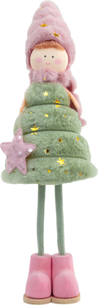 Фигура под елку Золотая сказка Девочка-елочка / 592566 - фото