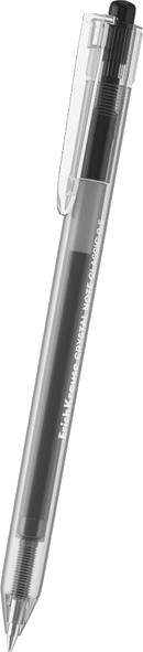 Ручка гелевая Erich Krause Crystal Note Matic Classic 0.5 / 63122 - фото