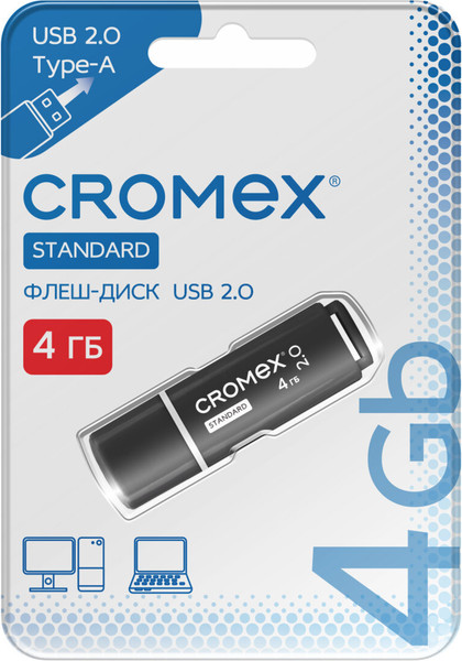 USB flash накопитель Cromex Standard 4Gb / 514156