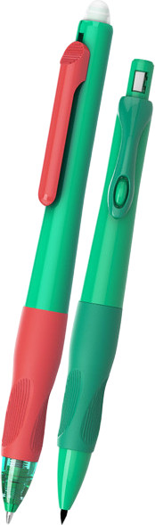 Ручка гелевая Erich Krause 0.5 + карандаш Kiddy Dino Art / 63699 - фото