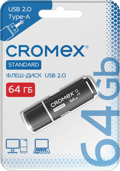 USB flash накопитель Cromex Standard 64Gb / 514160