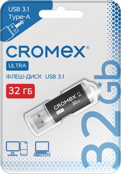 USB flash накопитель Cromex Ultra 32Gb / 514163