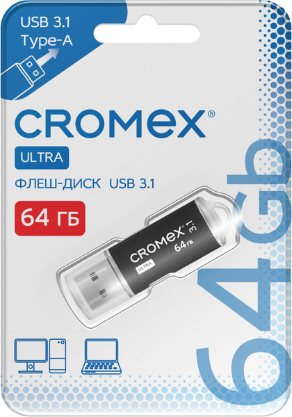 USB flash накопитель Cromex Ultra 64Gb / 514164