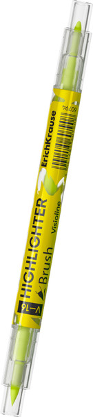 Текстовыделитель Erich Krause Двухсторонний Visioline V-16 Brush Neon / 60794 - фото