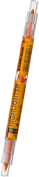 Текстовыделитель Erich Krause Двухсторонний Visioline V-16 Brush Neon / 60797 - фото