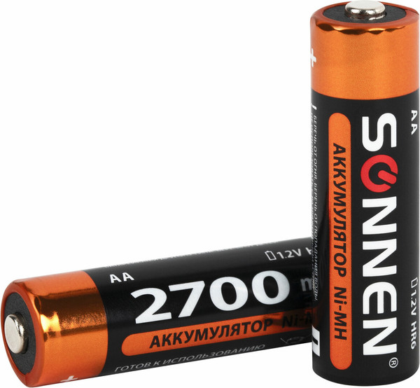 Комплект аккумуляторов Sonnen АА HR6 2700mAh / 455607