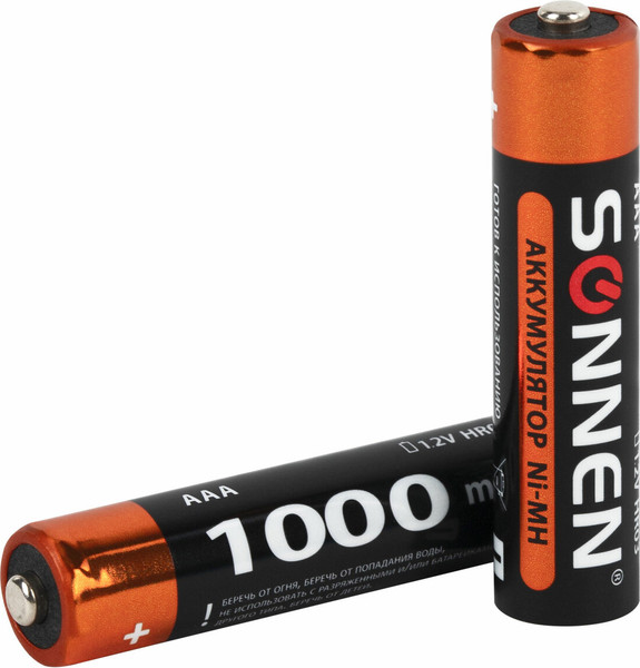 Комплект аккумуляторов Sonnen ААA HR03 1000mAh / 455611