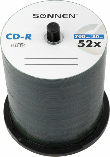 Набор дисков CD-R Sonnen 700Mb 52x