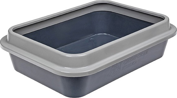 Туалет-лоток Сибирская кошка С бортиком глубокий 9032 - фото