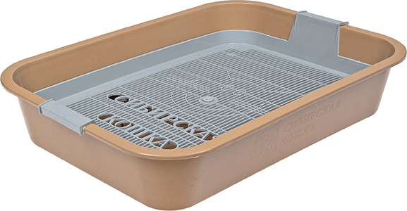 Туалет-лоток Сибирская кошка С бортиком глубокий 9070 - фото