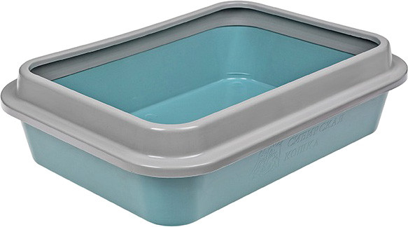 Туалет-лоток Сибирская кошка С бортиком глубокий 9056 - фото