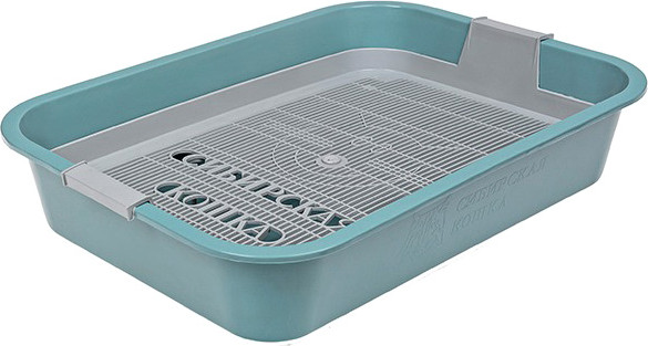 Туалет-лоток Сибирская кошка С сеткой 8950 - фото