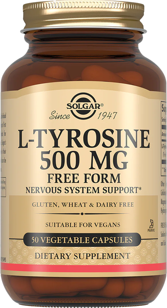 L-тирозин Solgar 500мг - фото