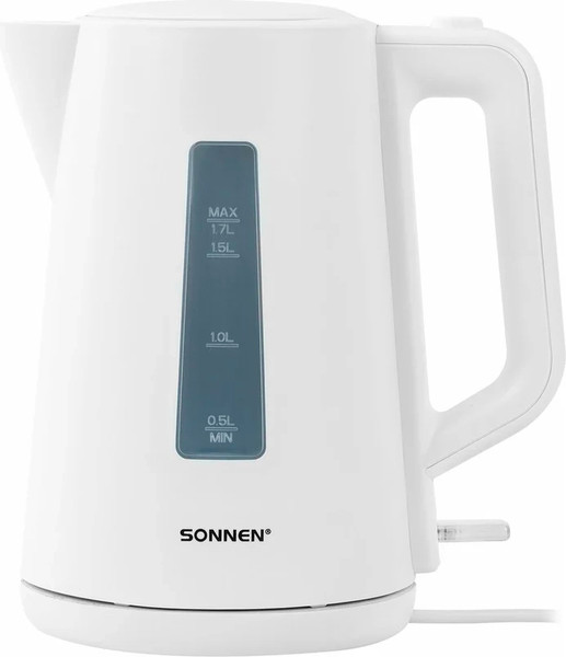 Электрочайник Sonnen KT-1303 / 456374 (белый) - фото