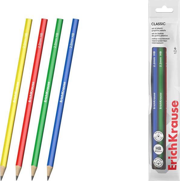Набор простых карандашей Erich Krause Classic Triangle / 60699