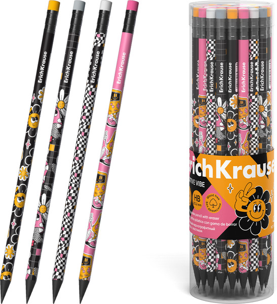 Простой карандаш Erich Krause Positive Vibe НВ / 62776