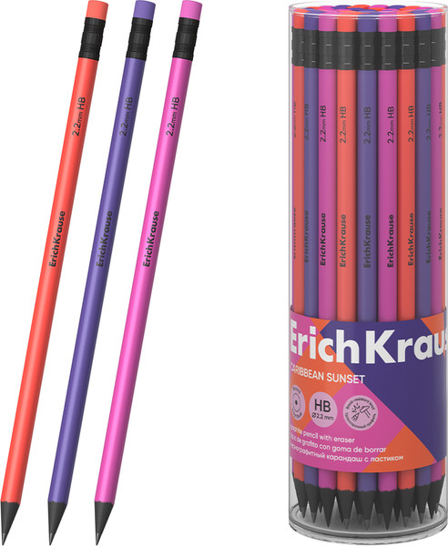 Простой карандаш Erich Krause Caribbean Sunset HB / 60728