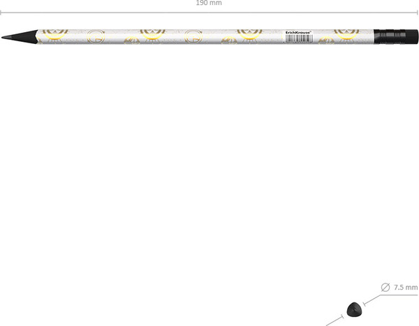 Простой карандаш Erich Krause Magic Sky HB / 55259