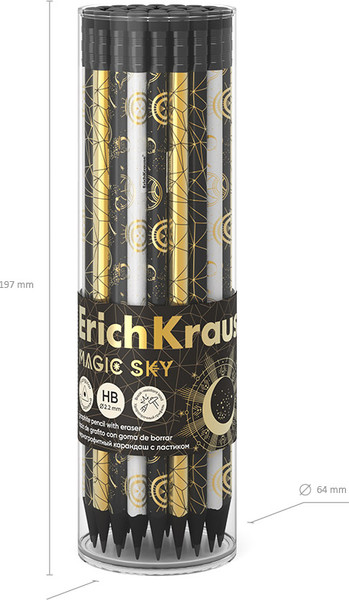 Простой карандаш Erich Krause Magic Sky HB / 55259