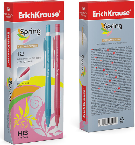 Механический карандаш Erich Krause Spring 0.7 / 56012
