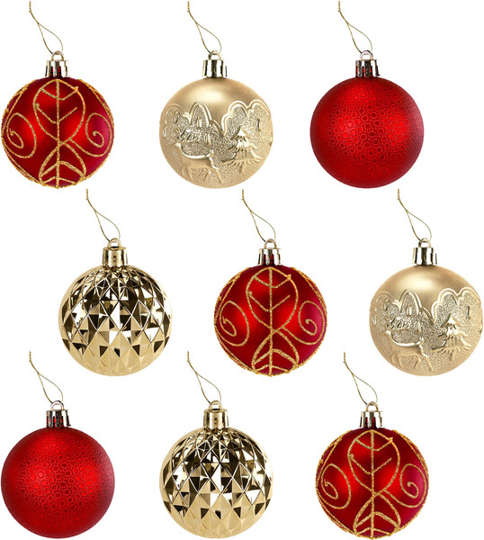 Набор шаров новогодних Золотая сказка 592451 - фото