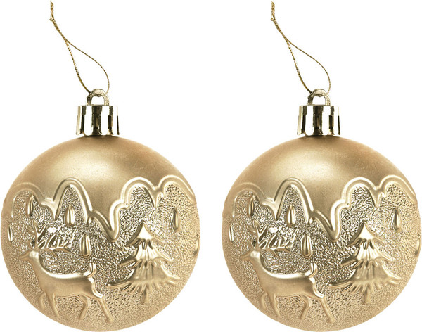 Набор шаров новогодних Золотая сказка 592451