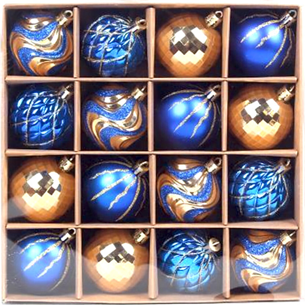 Набор шаров новогодних Золотая сказка 592454 - фото