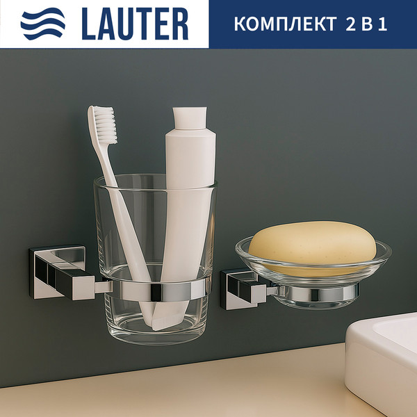 Набор аксессуаров для ванной Lauter 21SH6061 + 21SH6051 - фото