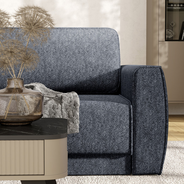 Диван П-образный Олмеко Женева 2S2OPF левый