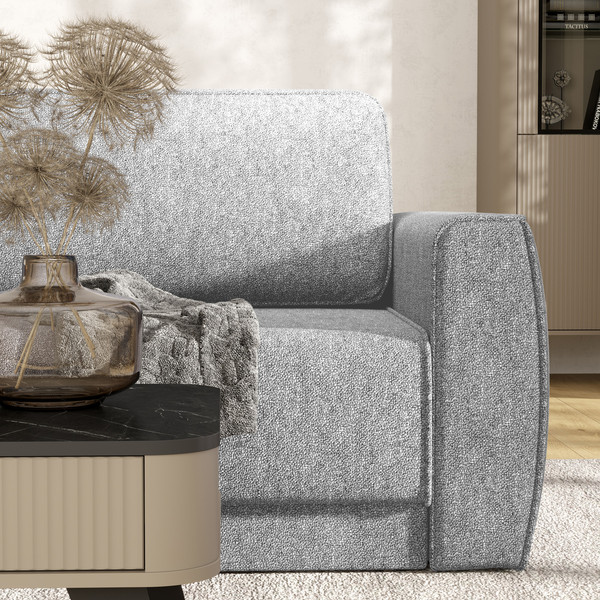 Диван П-образный Олмеко Женева 2S2OPF левый